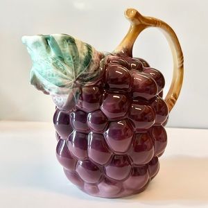 Ancora Ceramic Grape Pitcher